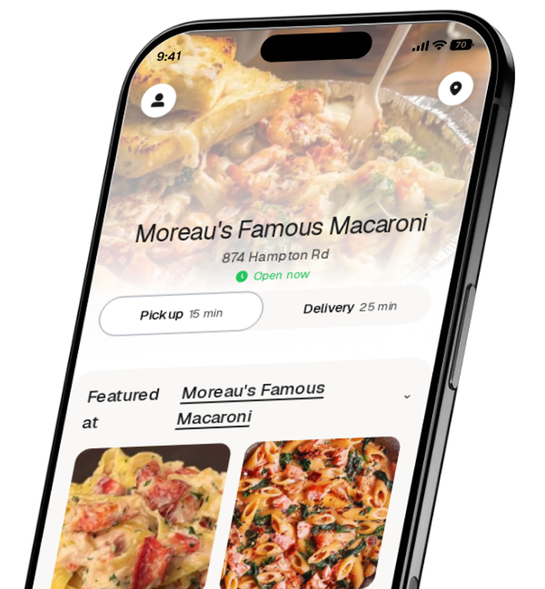 Moreau's Famous Macaroni app preview