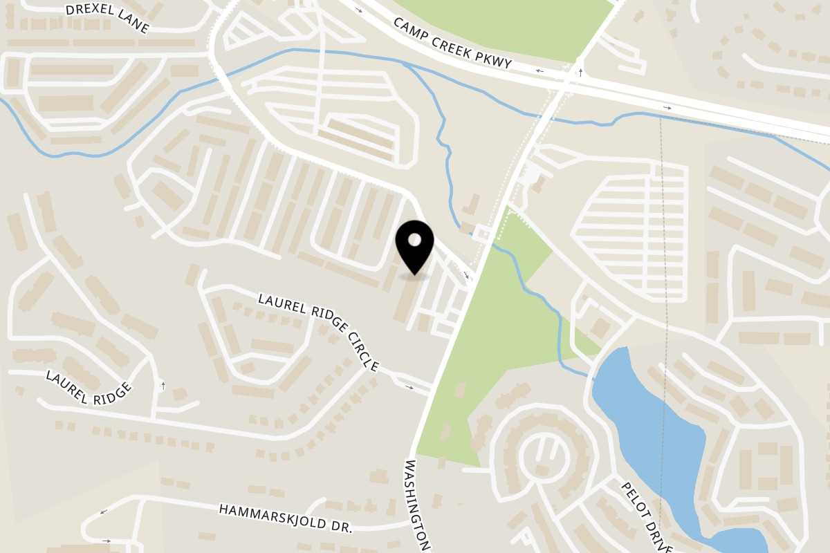 Map showing the location of Moreau's Famous Macaroni East Point on 3861 Washington Rd in East Point